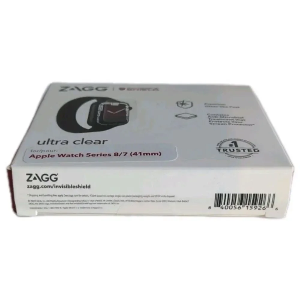 ZAGG Invisible Shield Ultra Clear Screen Protector Apple Watch 7/8/9 (41mm) NEW